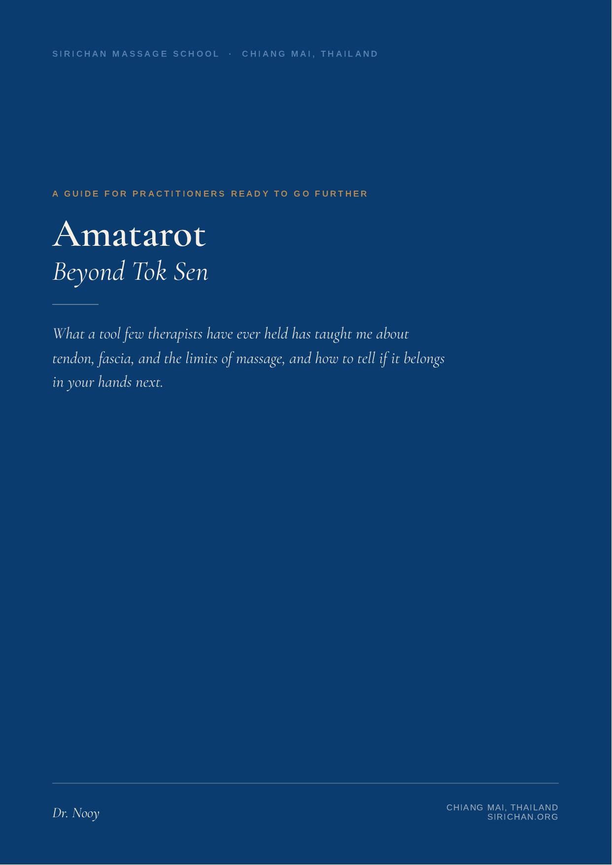 Cover of the Amataros guide by Dr. Nooy